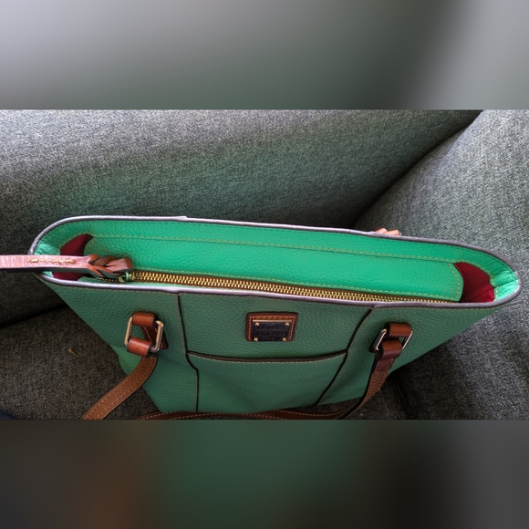 Dooney & Bourke Pebble Grain Leather Shoulder Bag - Picture 13 of 14